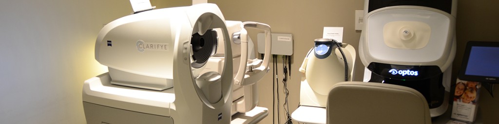 Optomap Indianapolis eye exam room